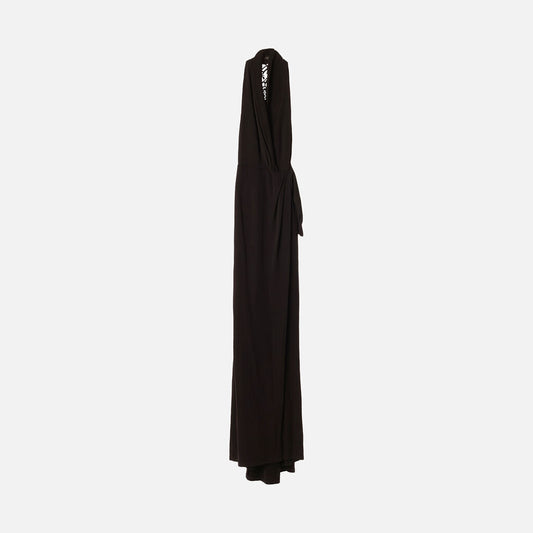 Alphorria Lazer Cut Halter Neck Maxi Dress
