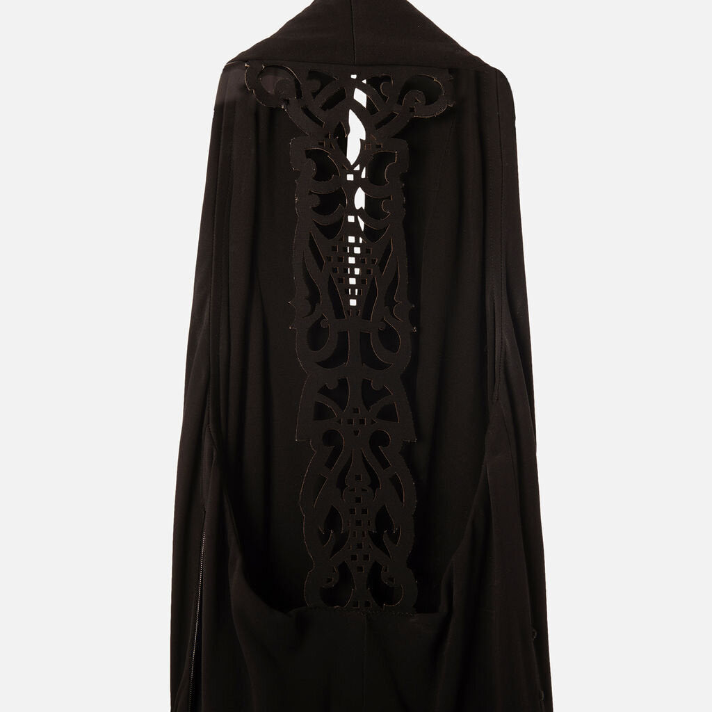 Alphorria Lazer Cut Halter Neck Maxi Dress