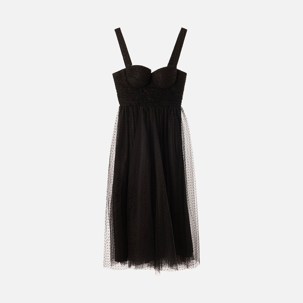 Zimmerman Black Poly Tool Polka Dot Dress