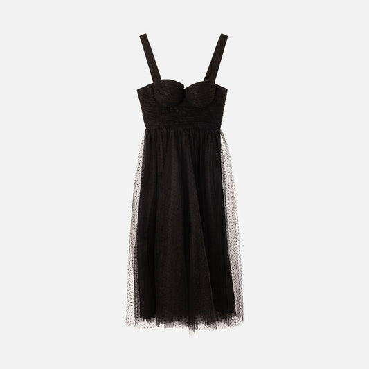 Zimmerman Black Poly Tool Polka Dot Dress