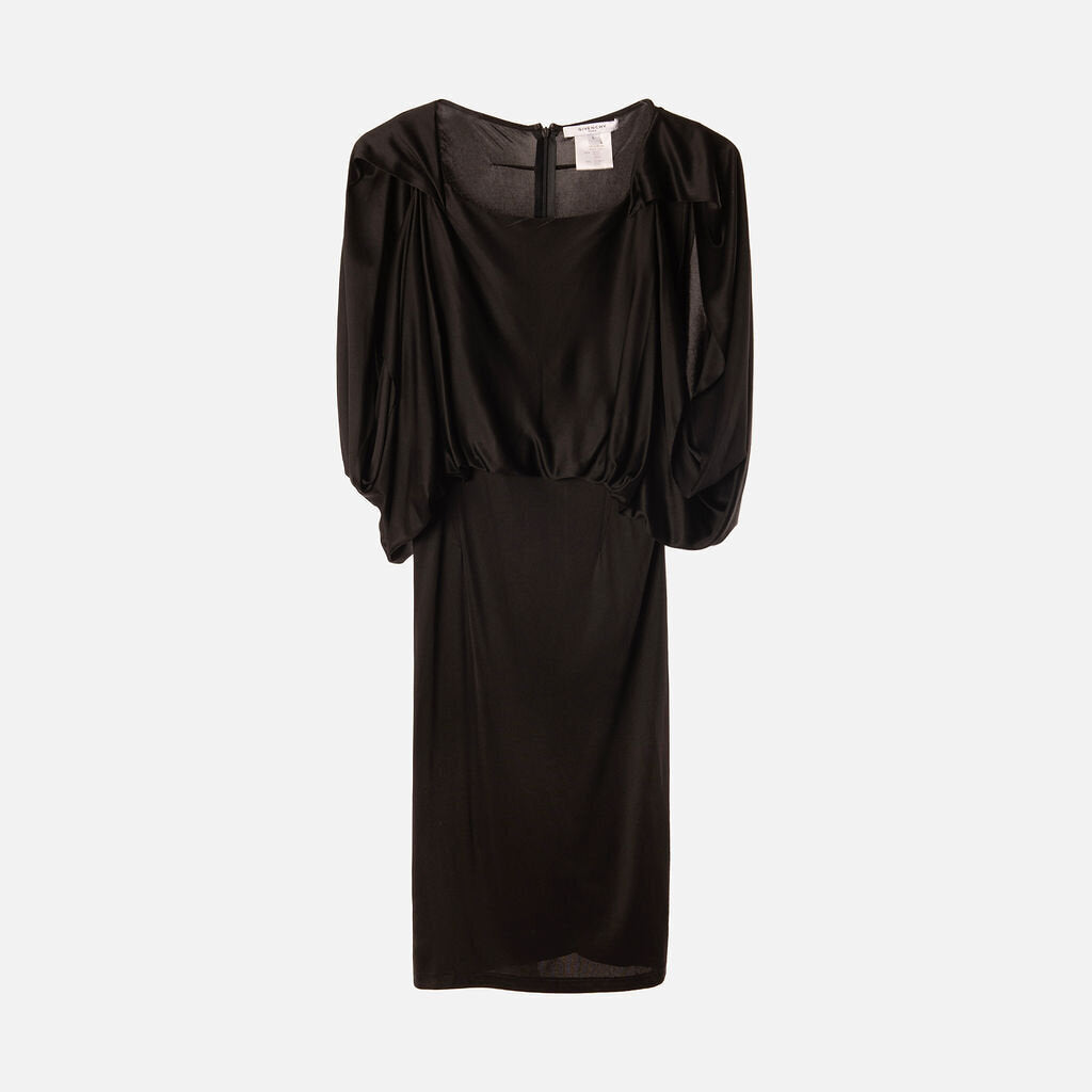 Givenchy Black Acetate Sleeveless Dress