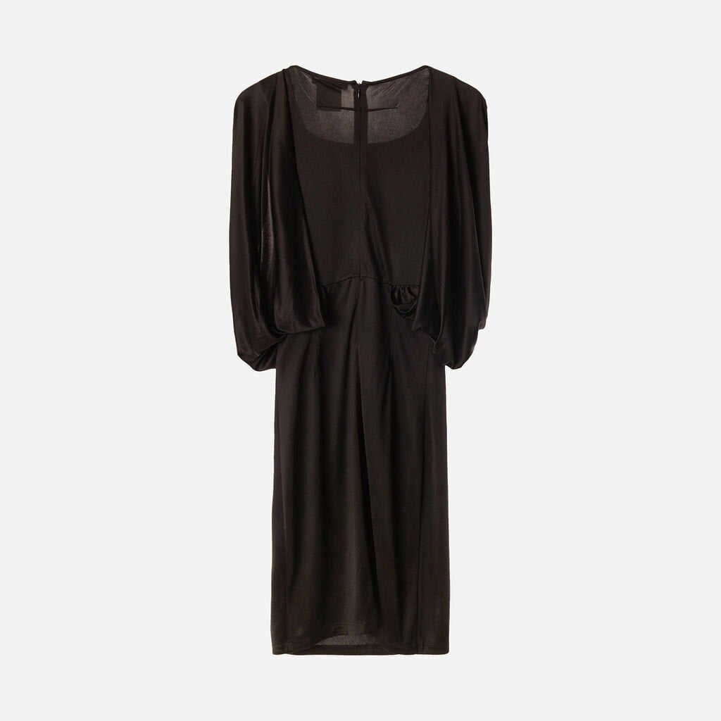 Givenchy Black Acetate Sleeveless Dress