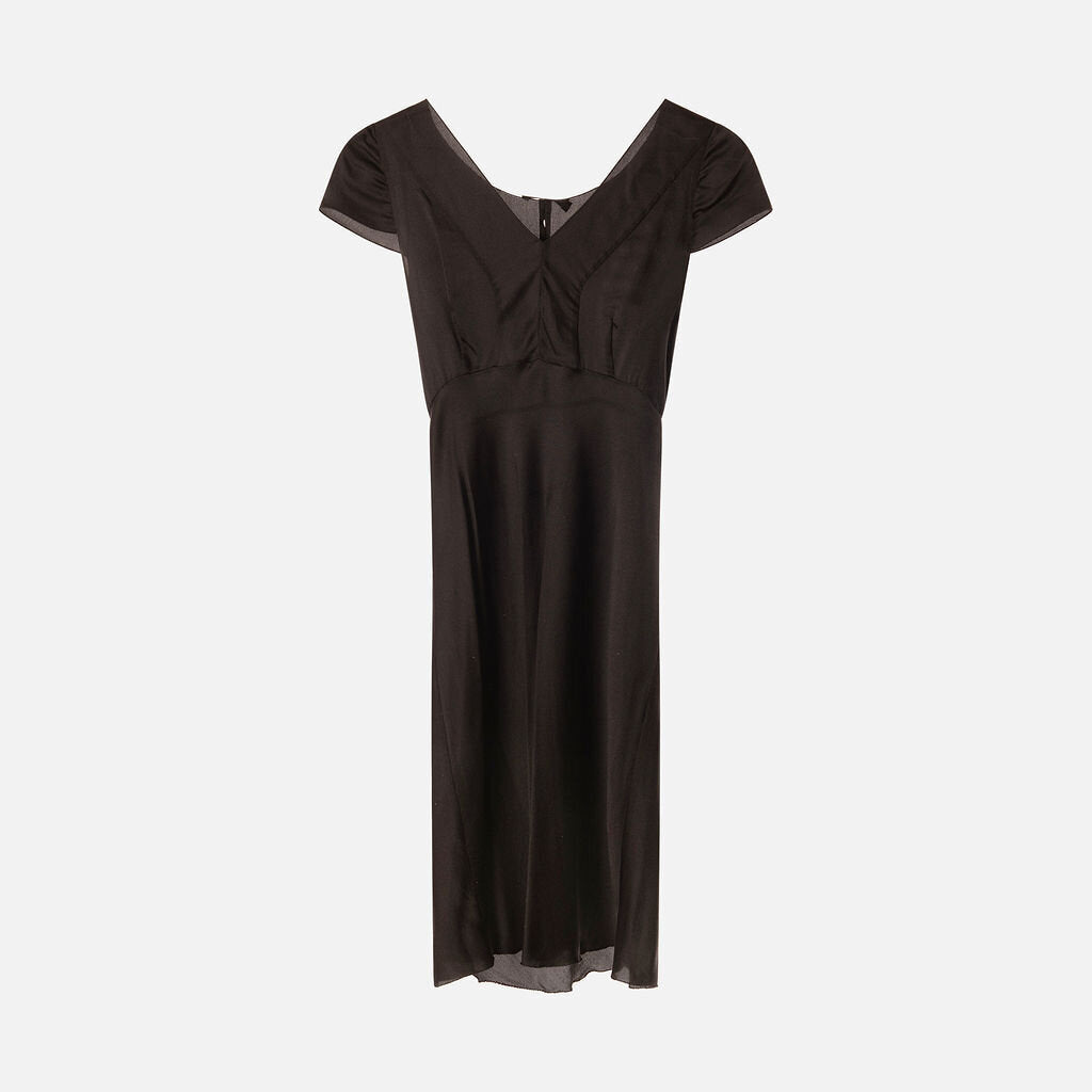 Prada Black Silk Mini Dress (1997)