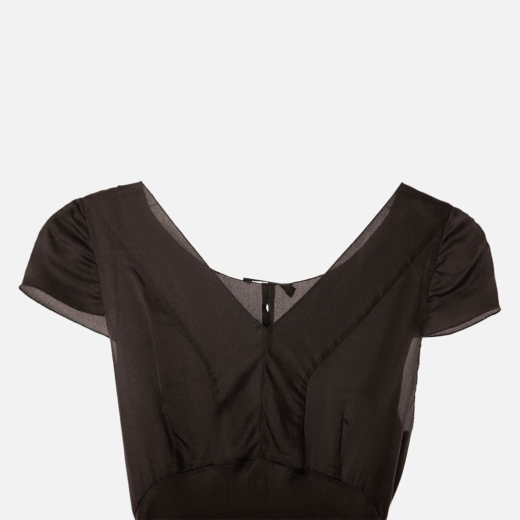 Prada Black Silk Mini Dress (1997)