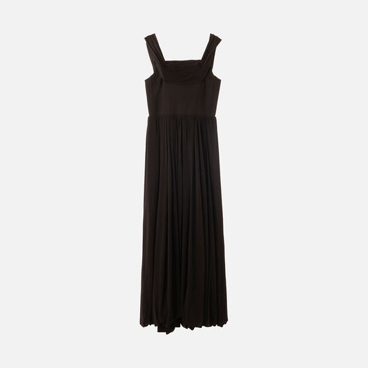 La Ligne Black Viscose Maxi Dress