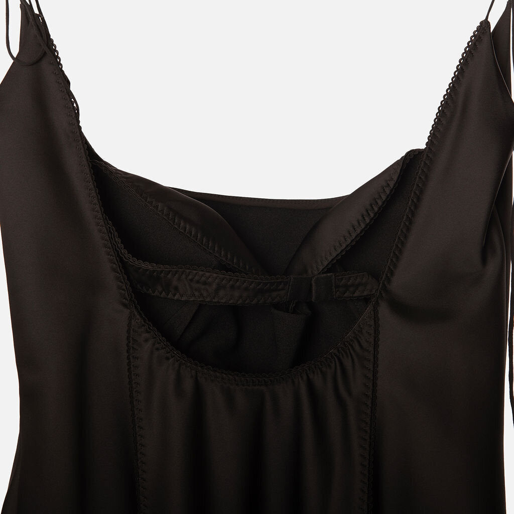 Anna October Black Polyester Dress