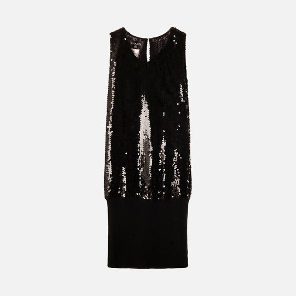 Chanel Sequin & Rib Knit Mini Dress (2007)