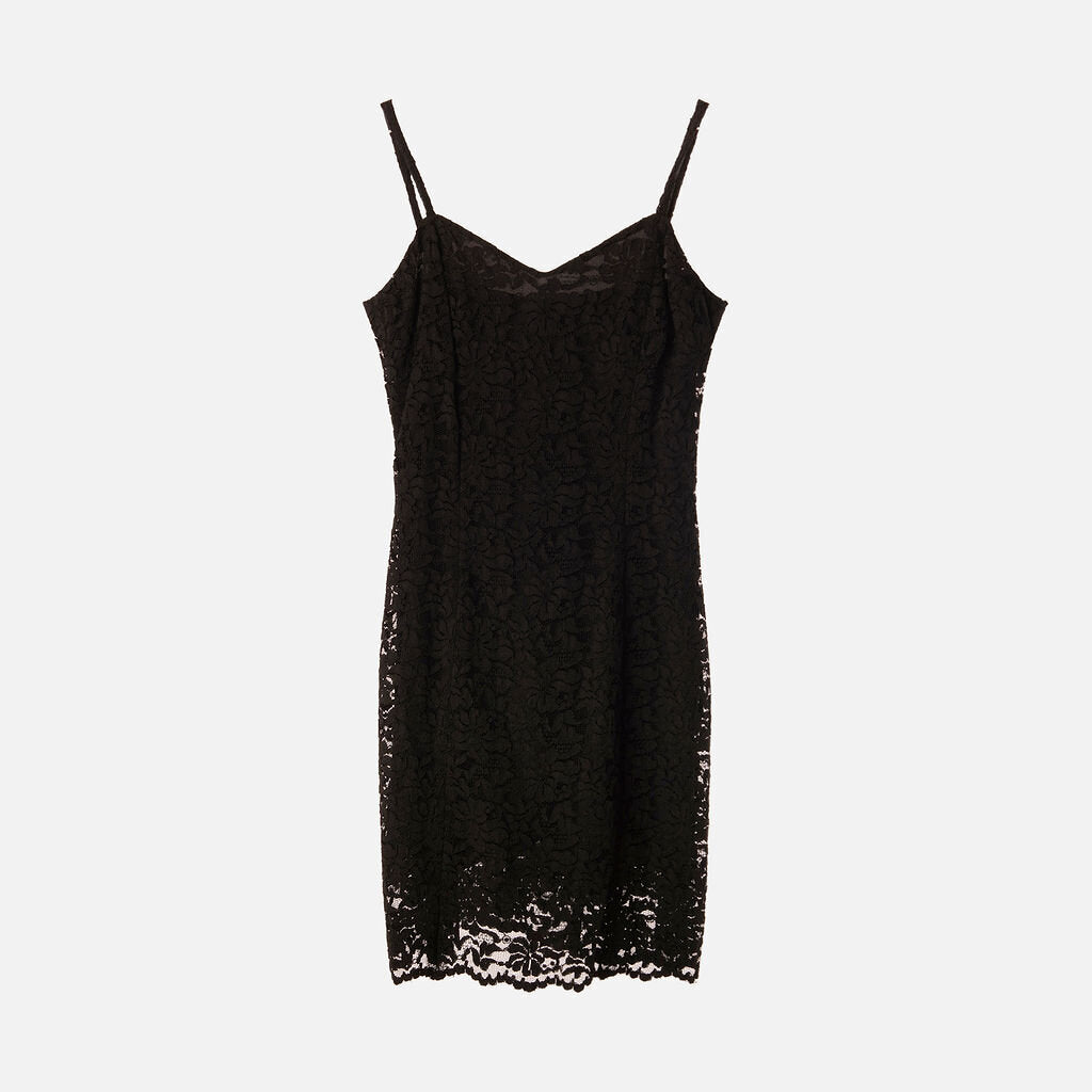 Dolce & Gabbana Black Lace Mini Dress