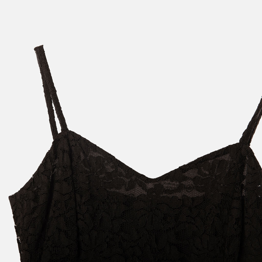 Dolce & Gabbana Black Lace Mini Dress