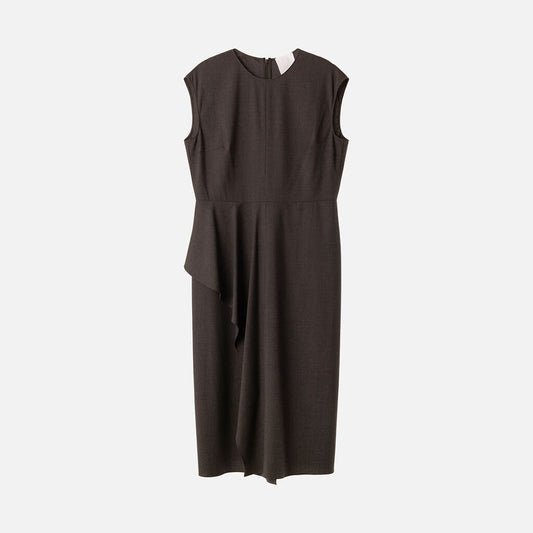 Manlu Grey Wool Dress