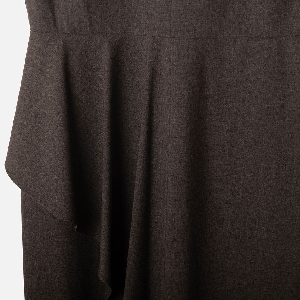 Manlu Grey Wool Dress