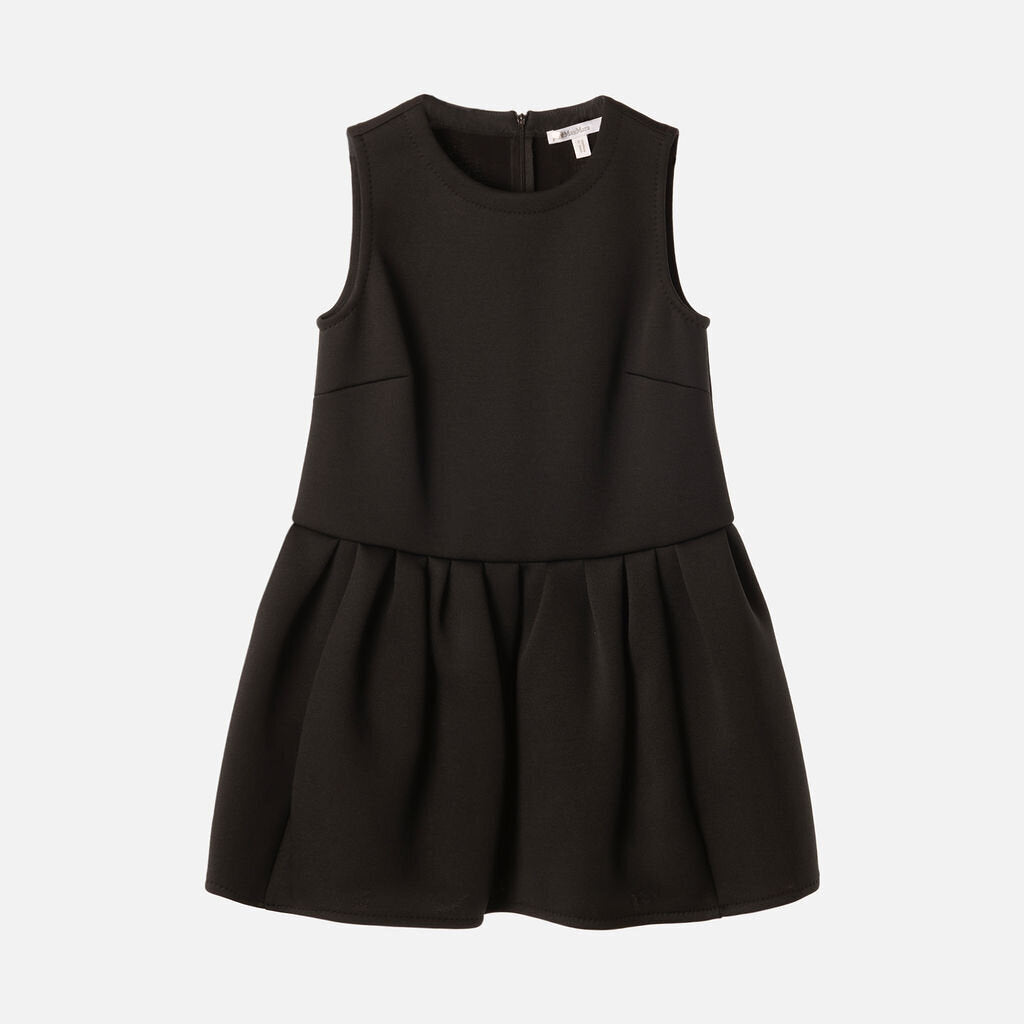 Max Mara Black Poly Mini Dress