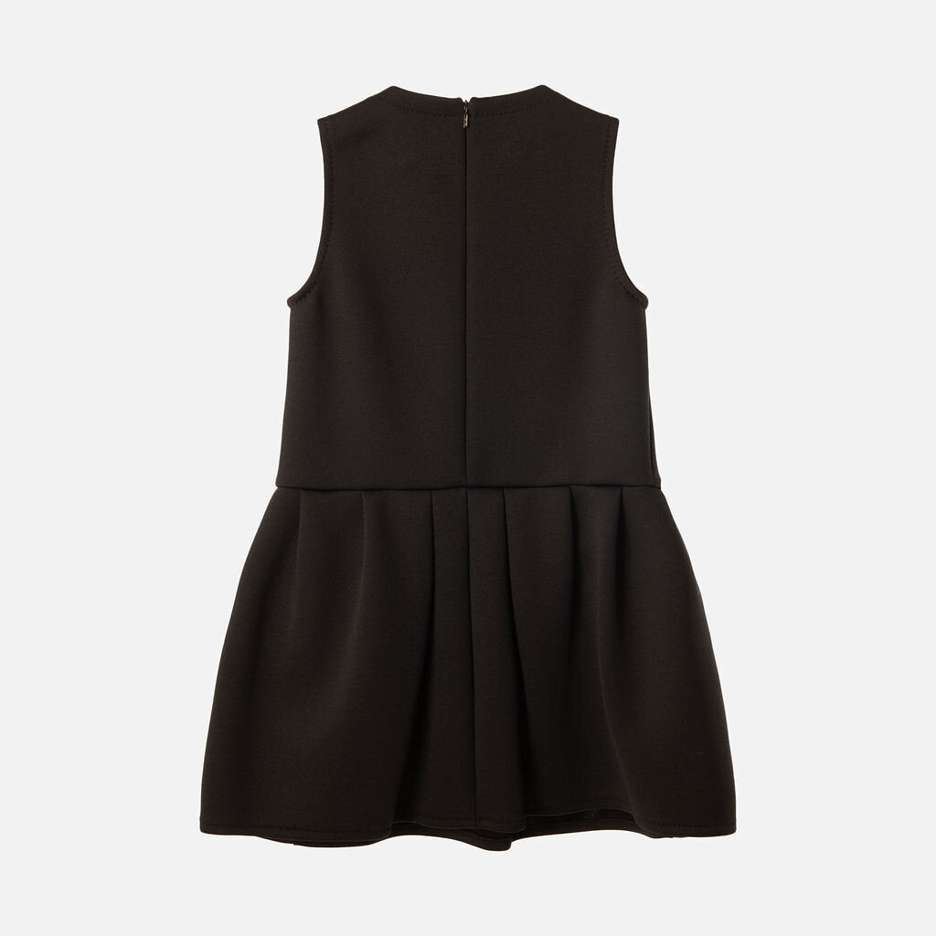 Max Mara Black Poly Mini Dress
