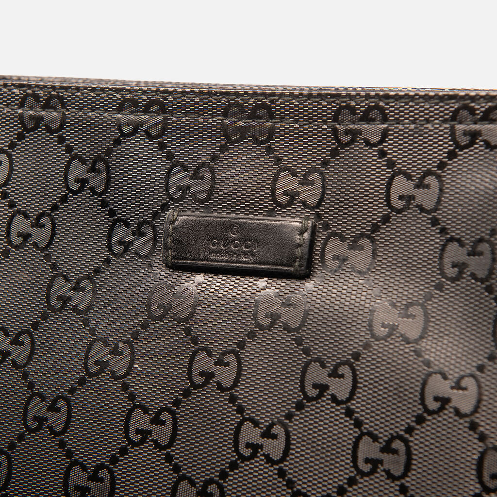 Gucci Black Monogram Crossbody Bag