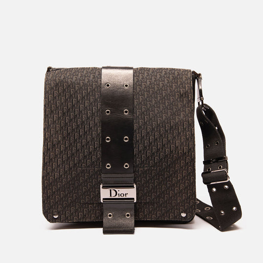 Christian Dior Black Safari Messenger Bag