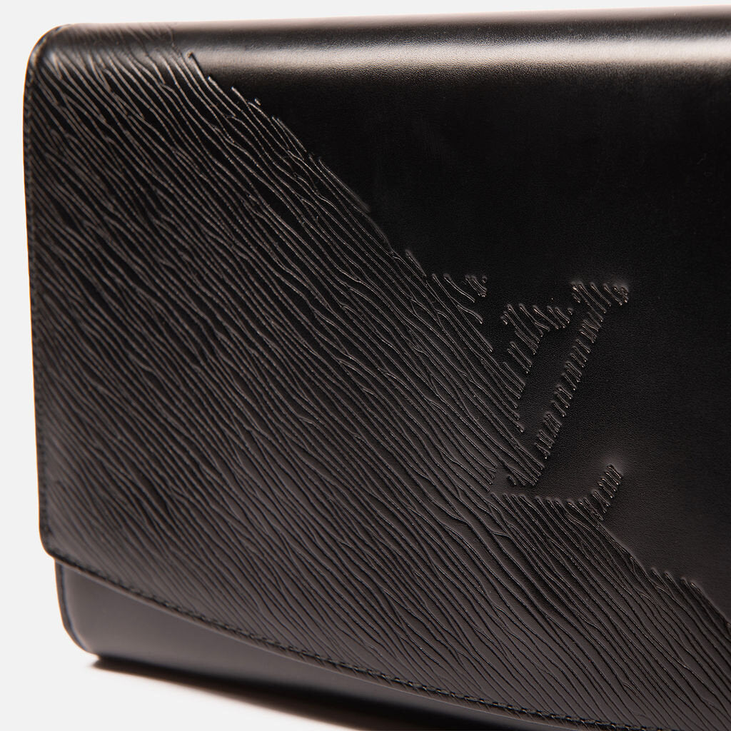 Louis Vuitton Black Epi Opera Clutch