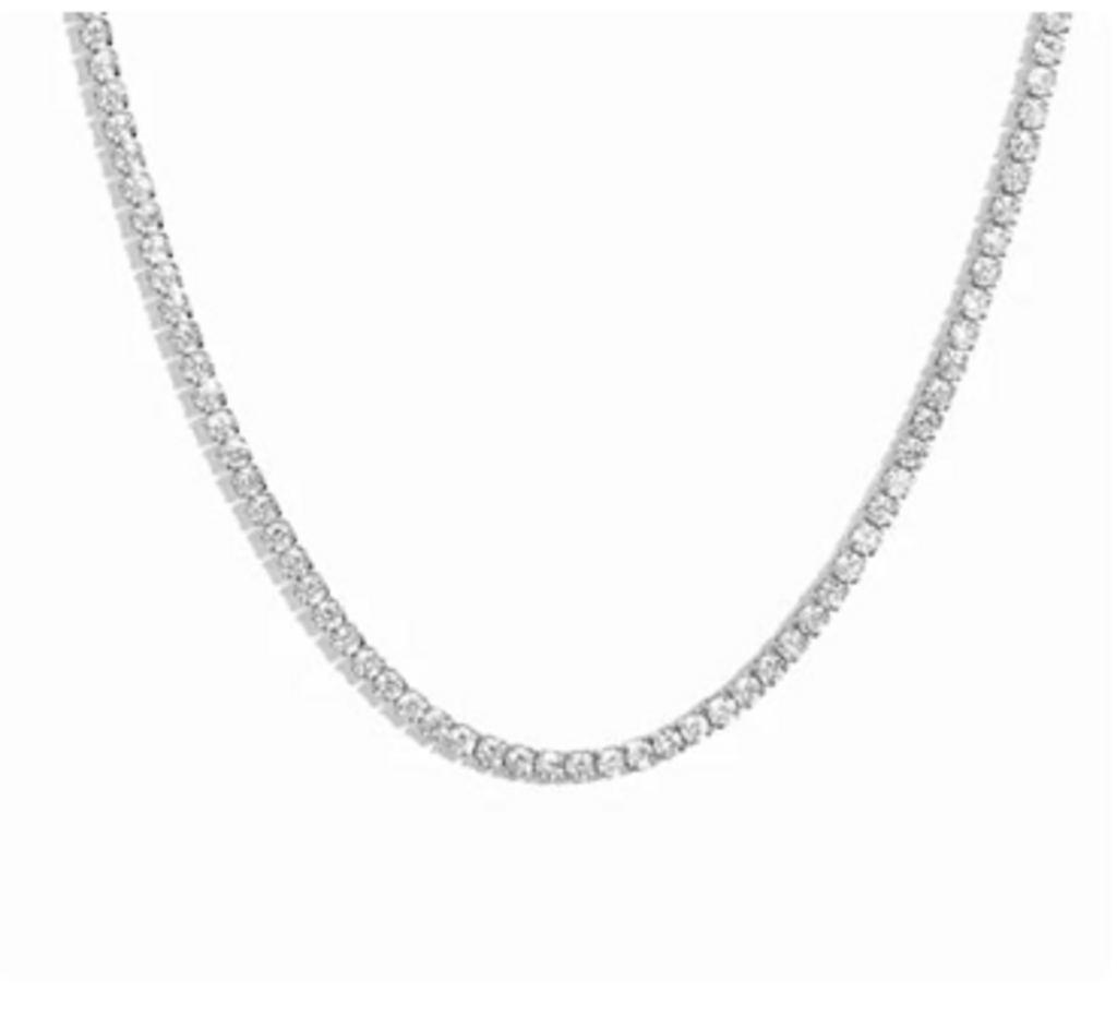 2MM TENNIS NECKLACE WG