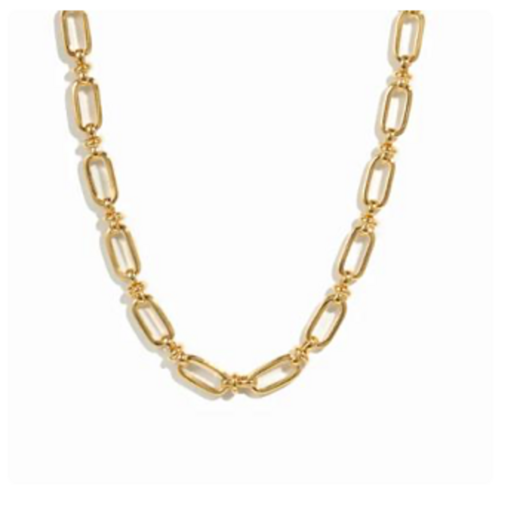 CHAIN LINK NECKLACE YG