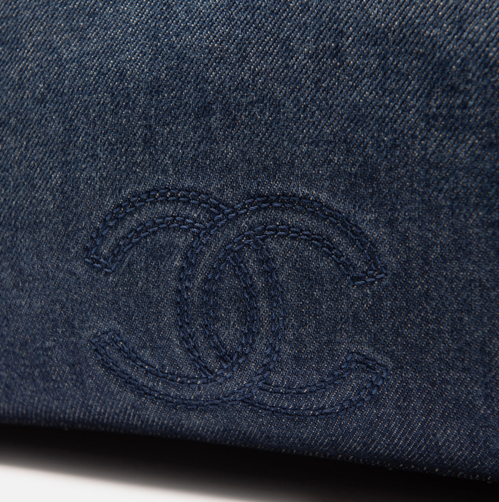 Chanel Denim & Leather Tote Bag