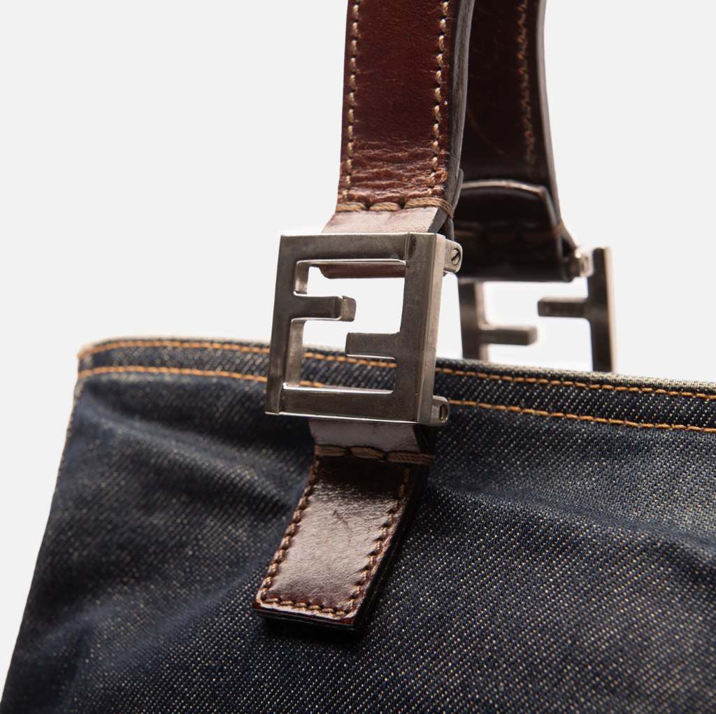 Fendi Vintage Denim Tote