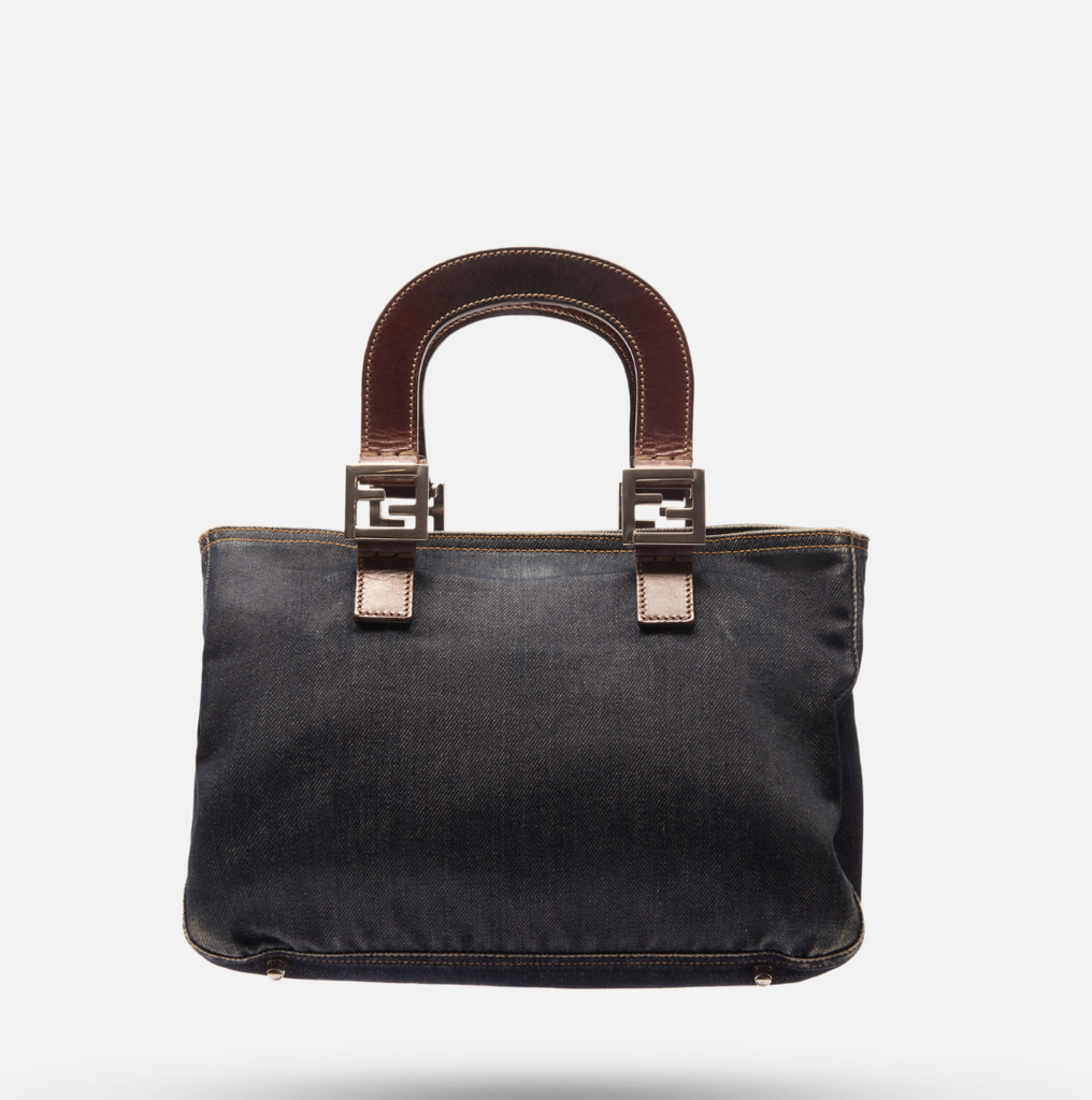 Fendi Vintage Denim Tote