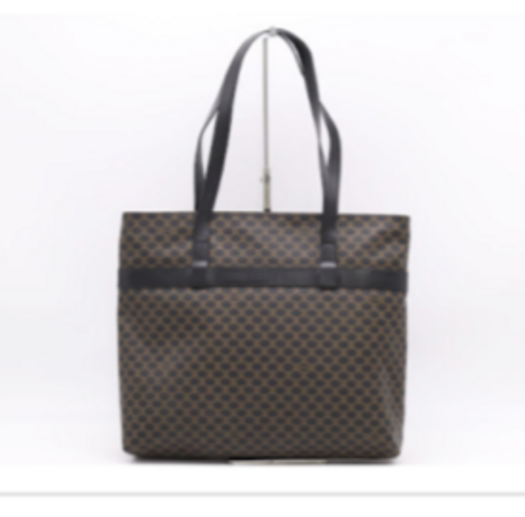 Black & Brown Macadam Canvas Tote