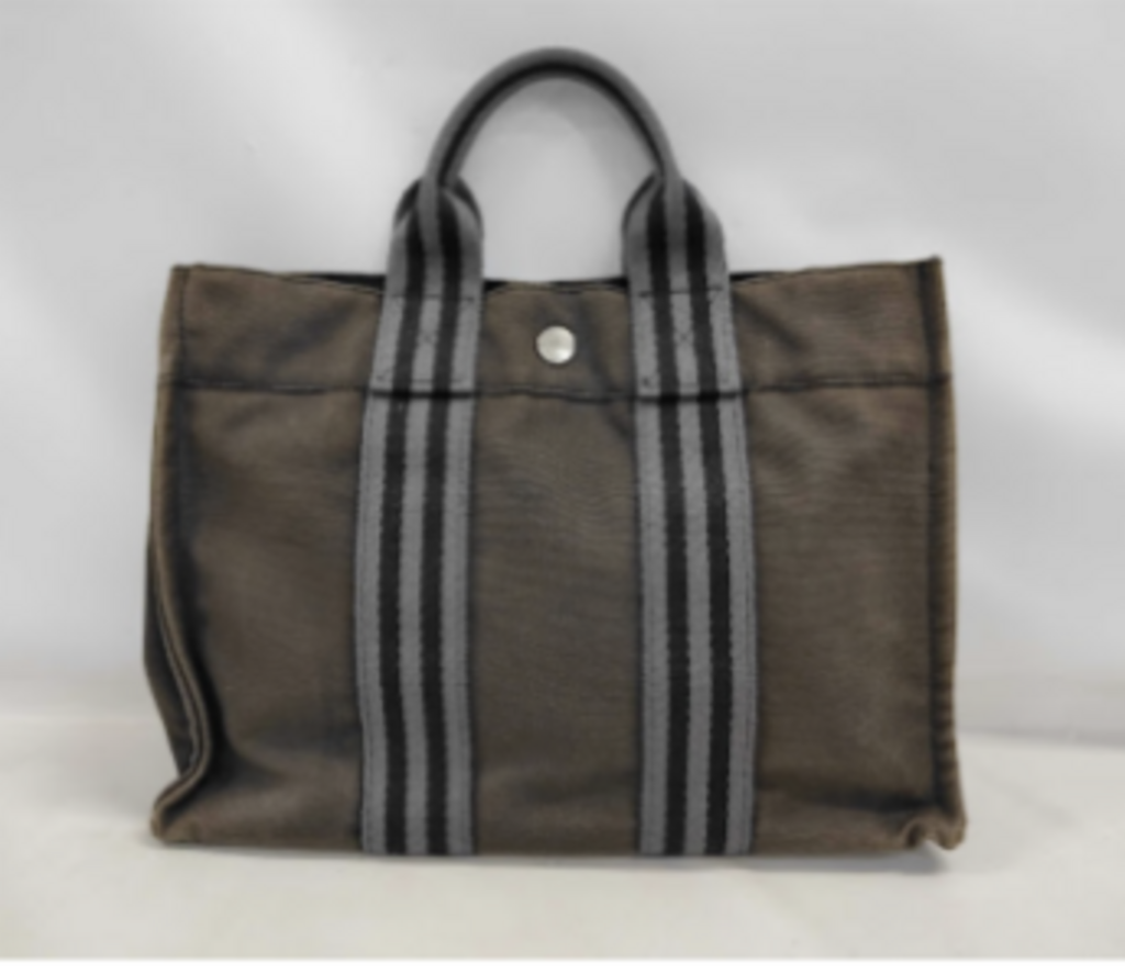 Gray Canvas Tote