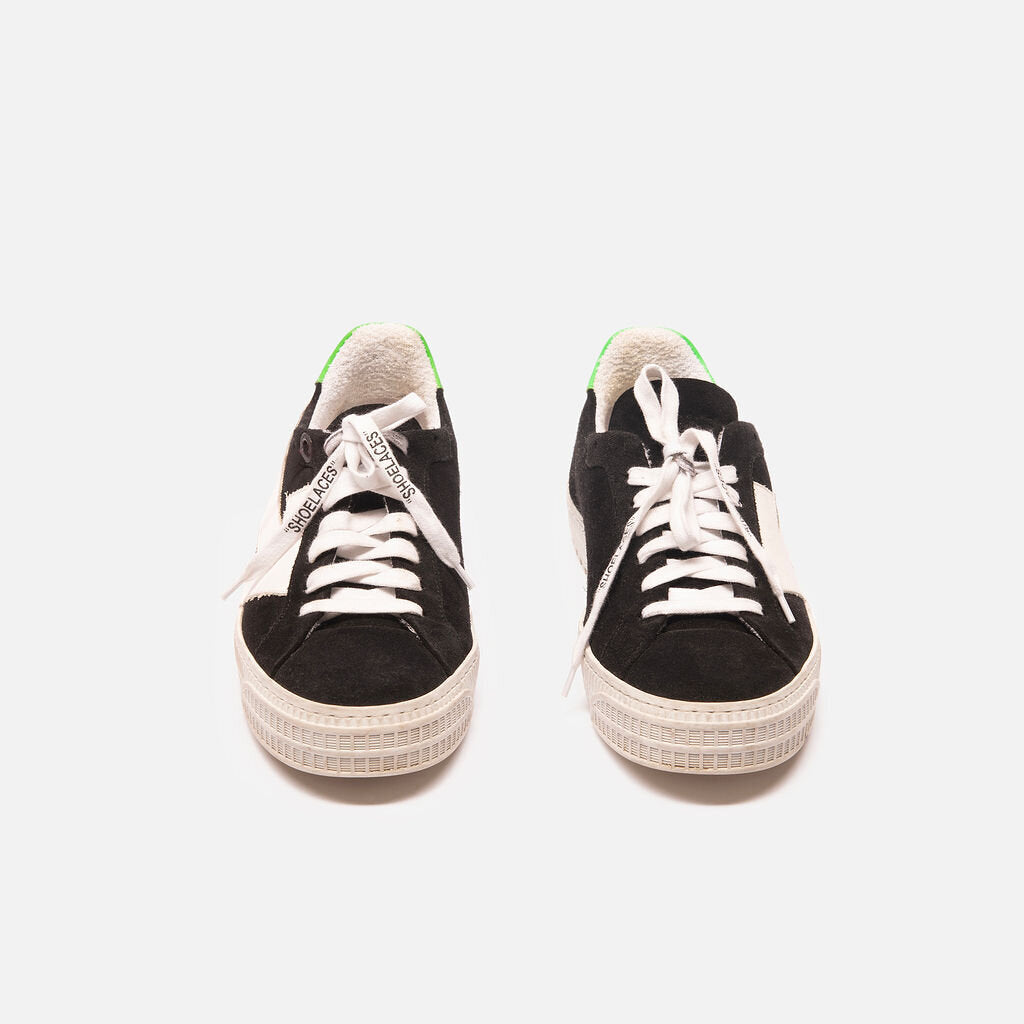 Off-White Black Suede Sneakers