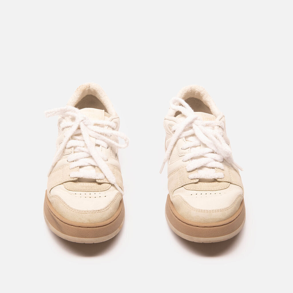 Fendi White Leather Low Top Sneaker