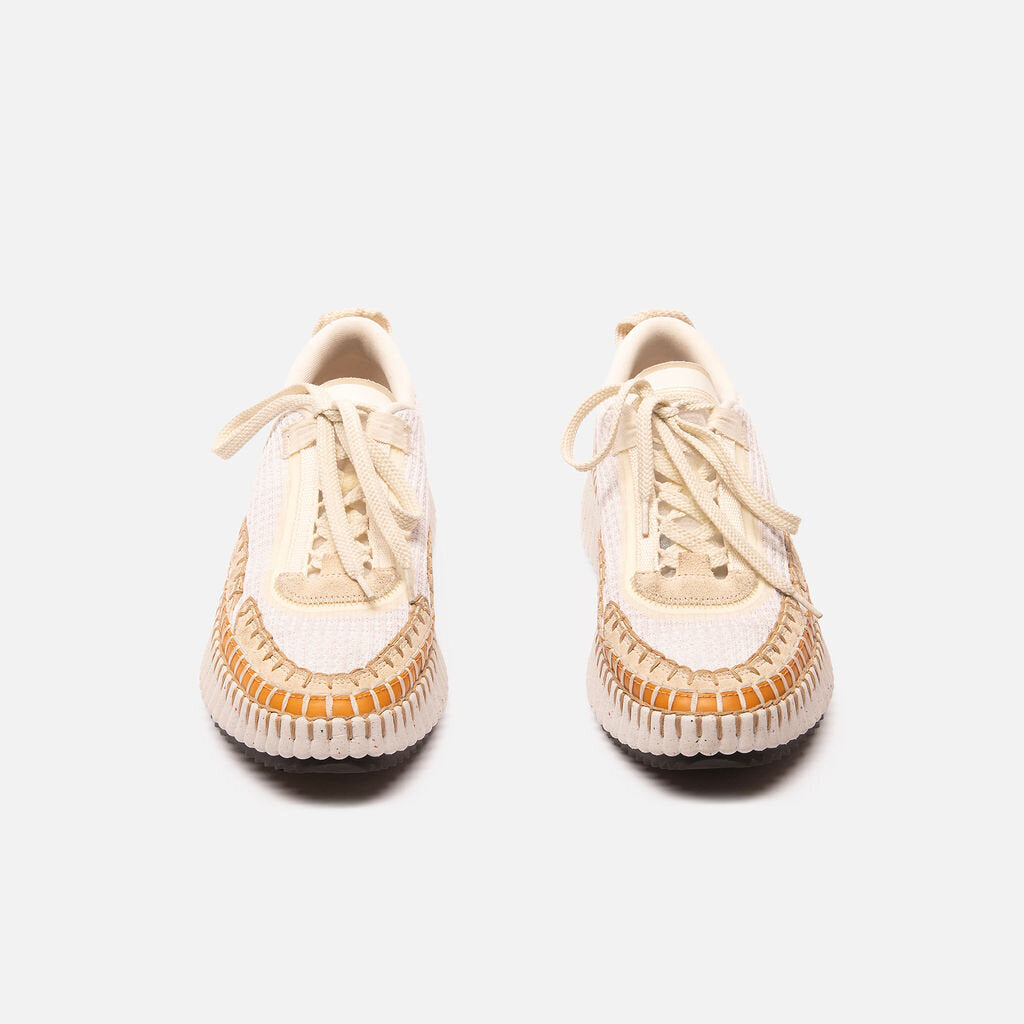 Chloe Naama Mesh Platform Low Top Sneakers
