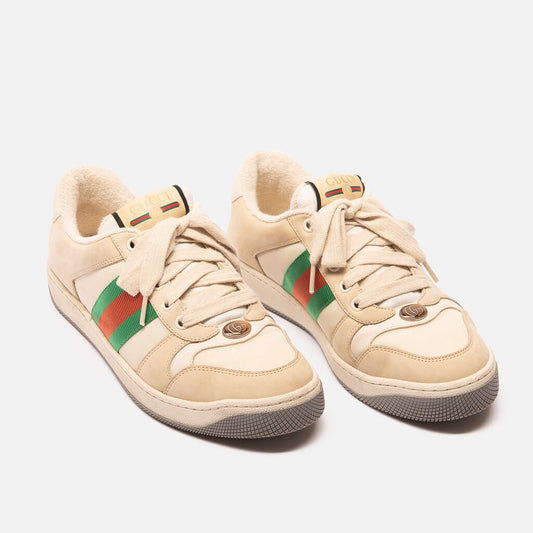 Gucci Cream Stripe Sneaker