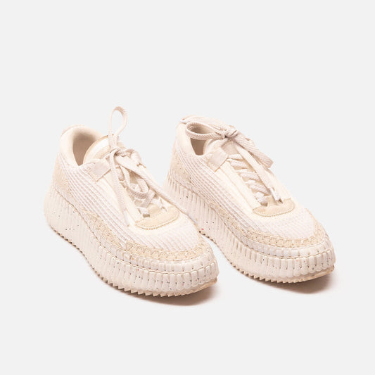 Chloe Nama Suede Mesh Sneakers