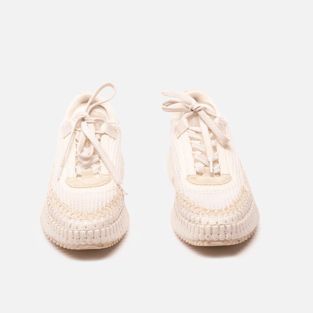 Chloe Nama Suede Mesh Sneakers