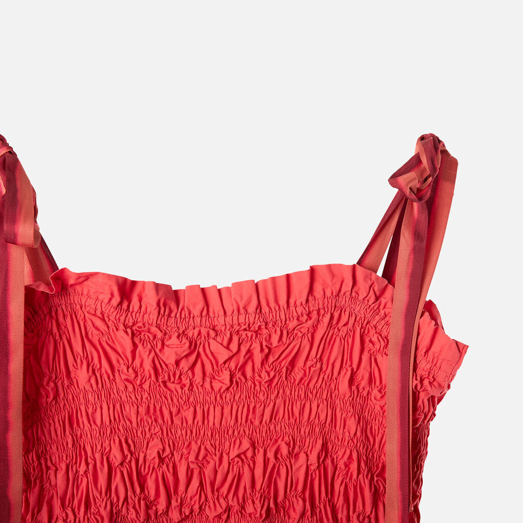 Ulla Johnson Pink Cotton Midi Dress