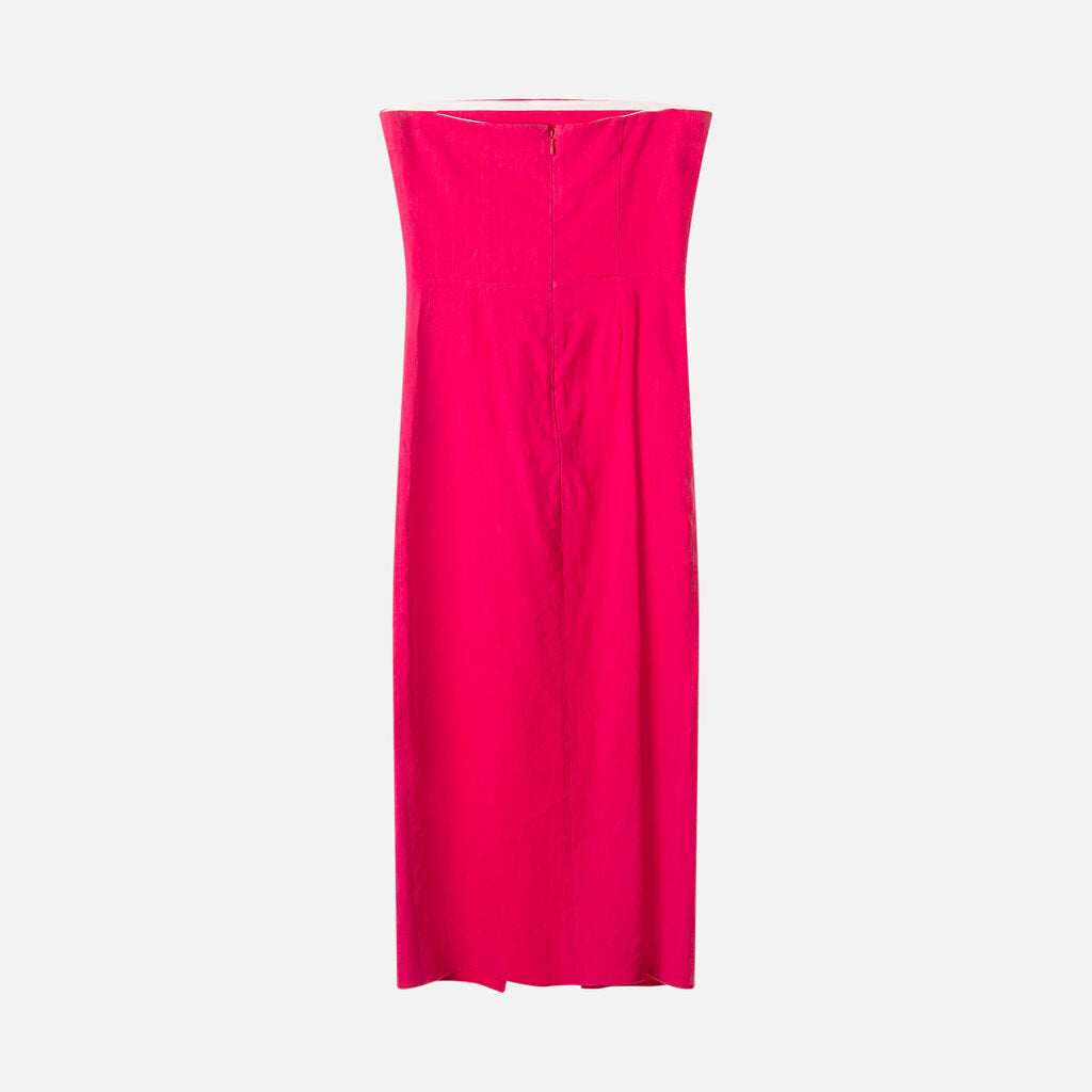 Isabel Marant Pink Hemp w/Detachable Sleeve Dress