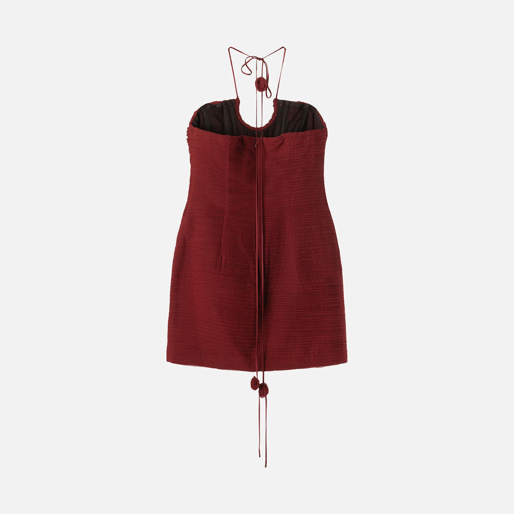 Magda Butrym Ruched Halter Dress