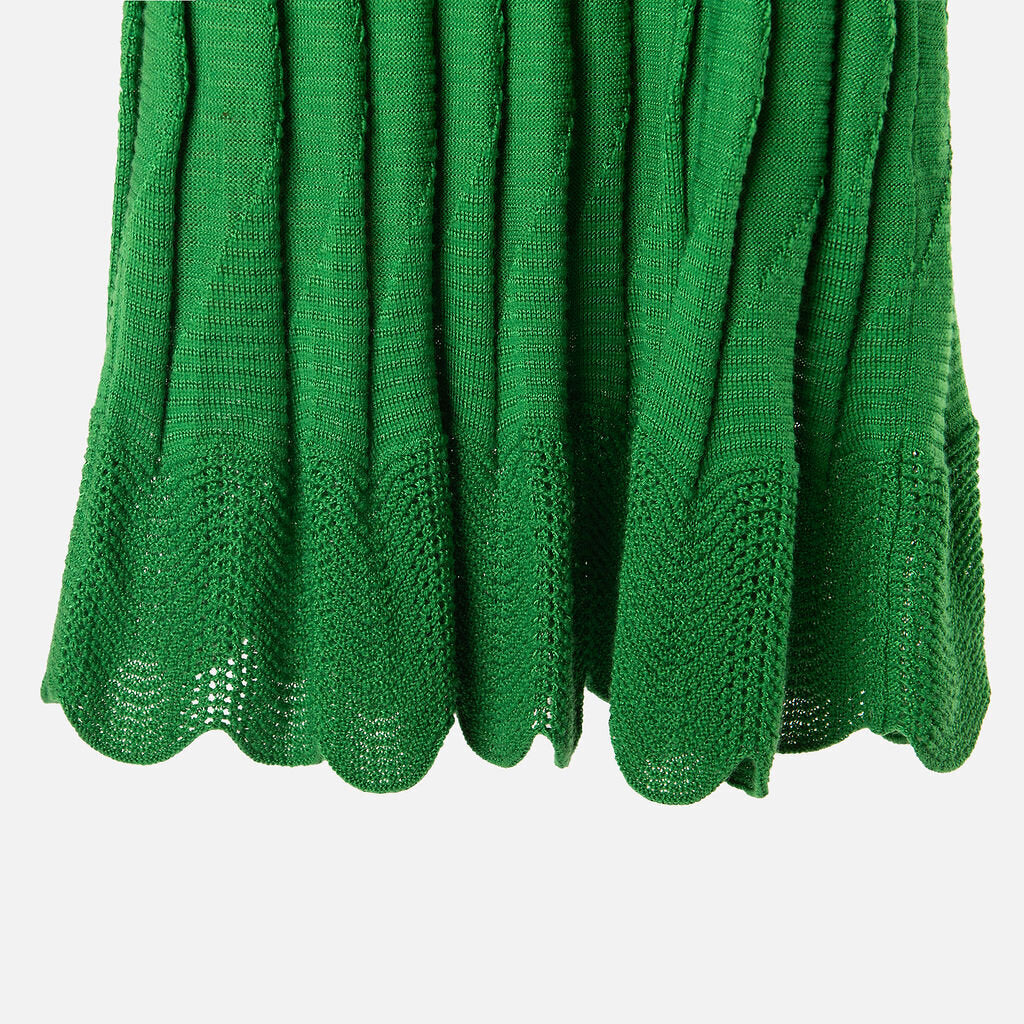 Missoni Green Knit Scoop Neck Dress