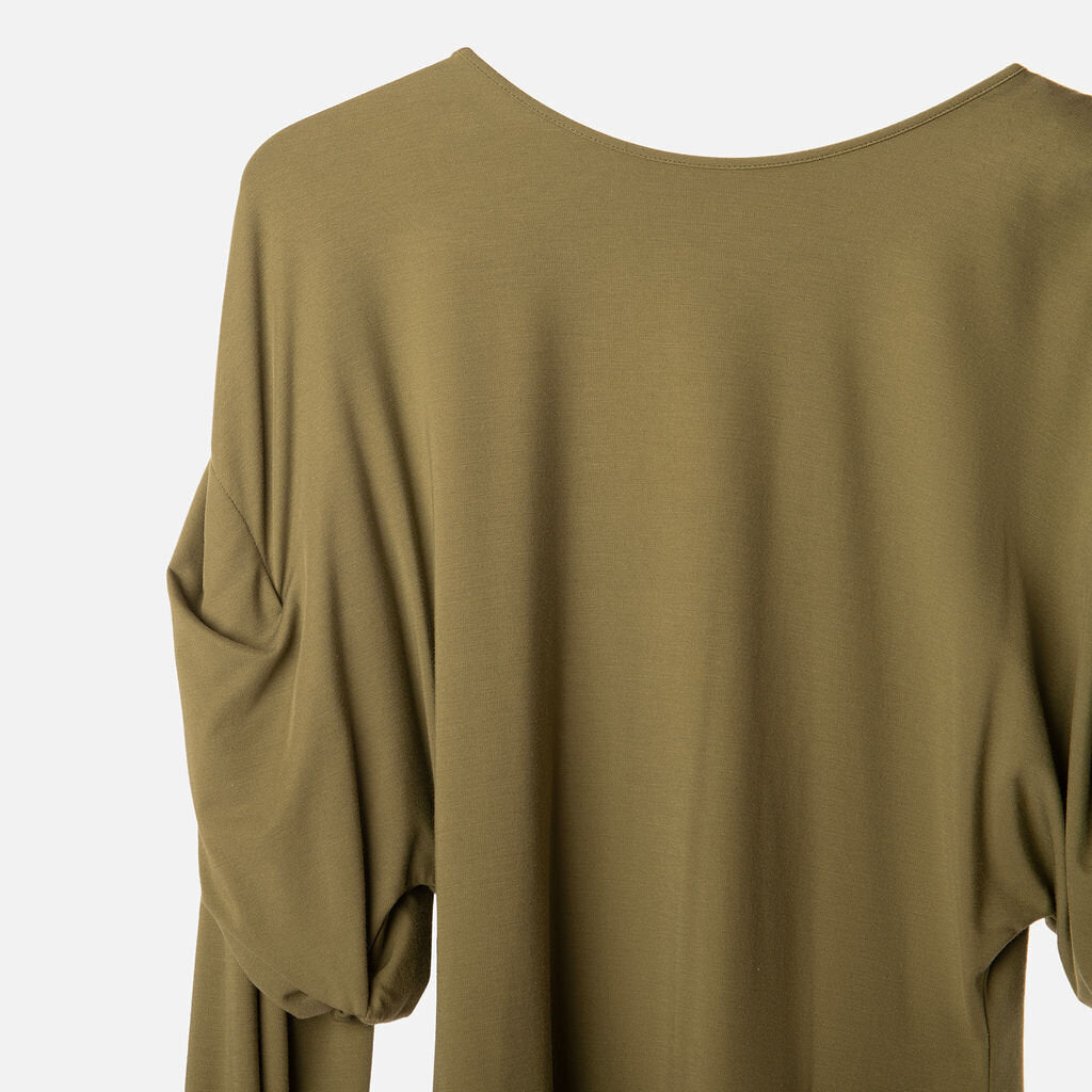 The Attico Green Fitted Mini Dress