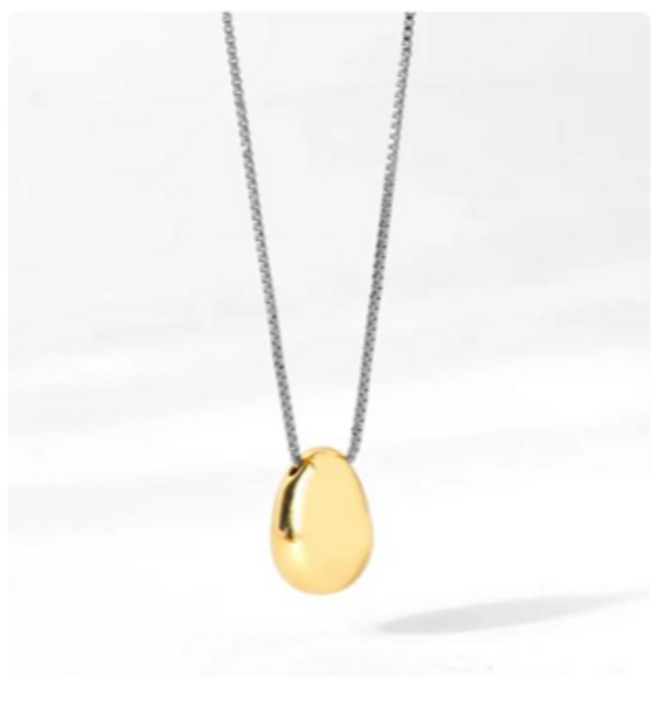THE TWO-TONE DROP NECKLACE