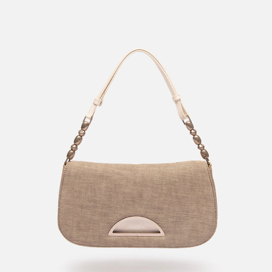 Dior Gray Denim Marispare Shoulder Bag