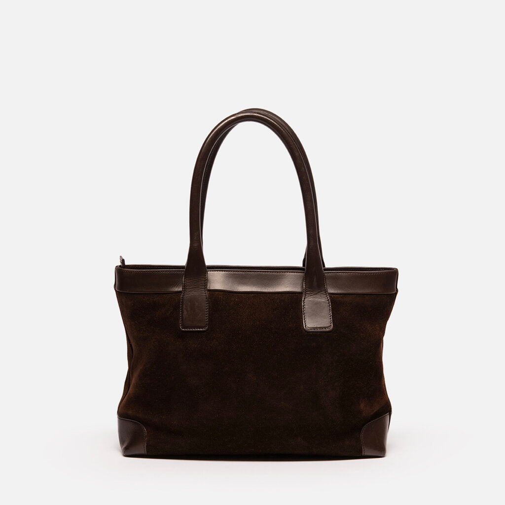 Gucci Brown Suede Sherry Tote