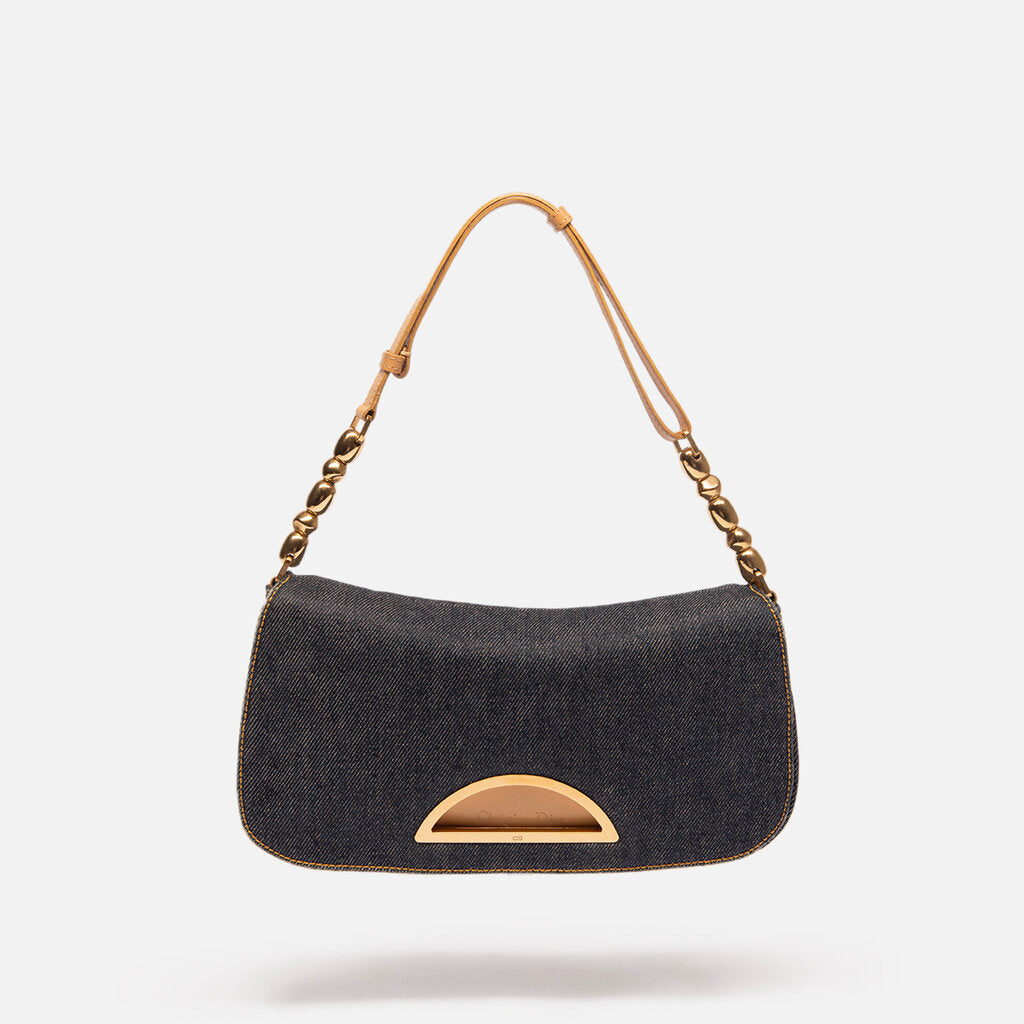 Dior Dark Denim Marispare Shoulder Bag