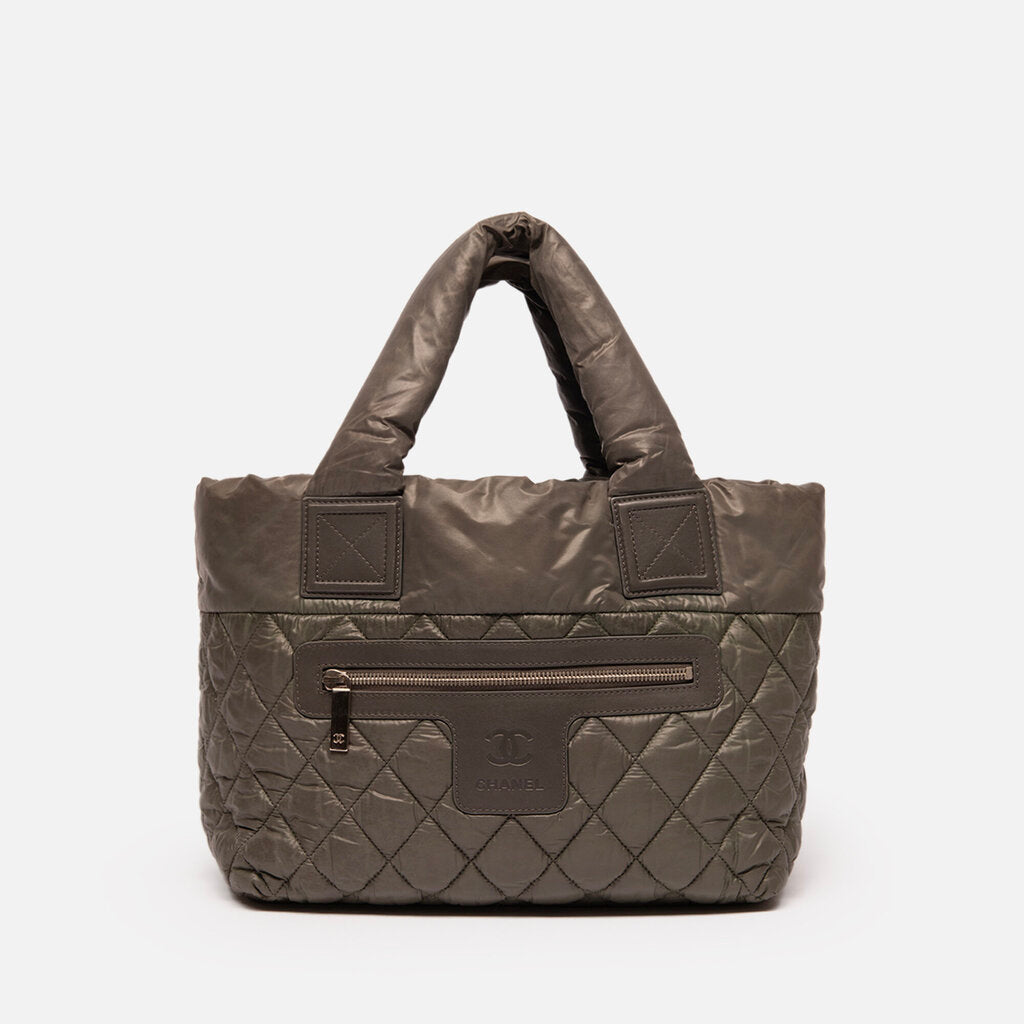 Chanel Grey Nylon Cocoon Tote