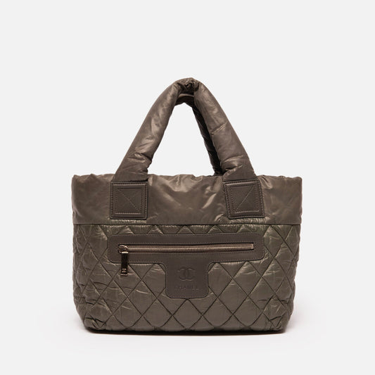 Chanel Grey Nylon Cocoon Tote