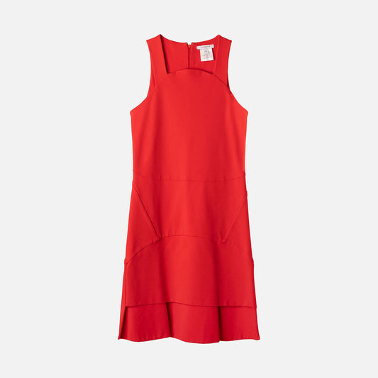 Givenchy Red Viscose Sleeveless Dress