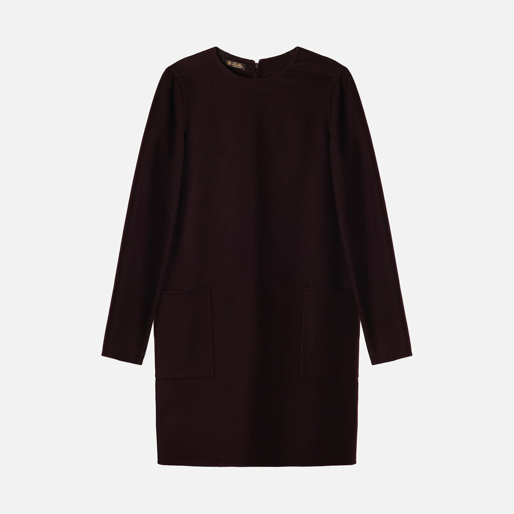 Loro Piana Purple Long Sleeve Dress