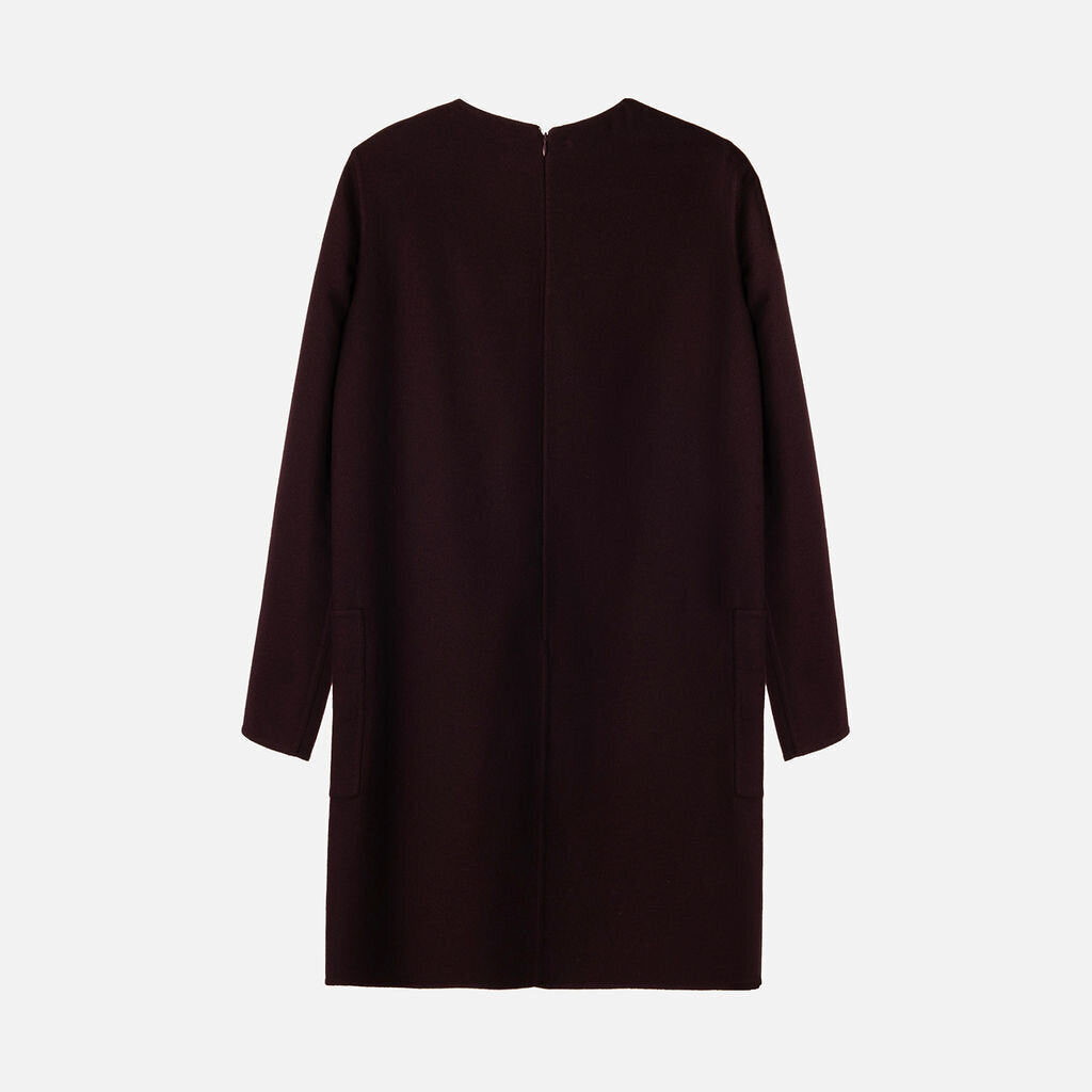 Loro Piana Purple Long Sleeve Dress