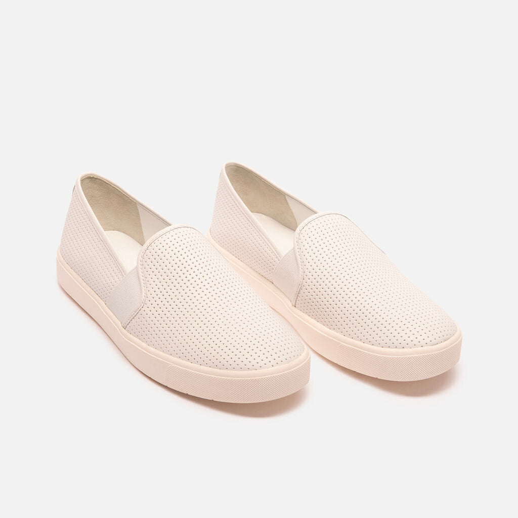 Vince White Slip On Sneakers