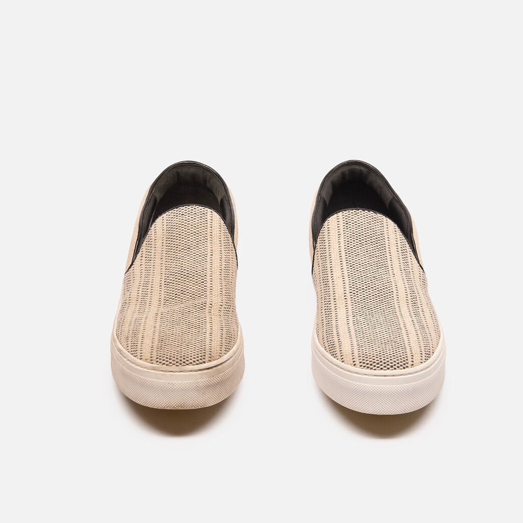 Celine Canvas Trainers Leather Trim