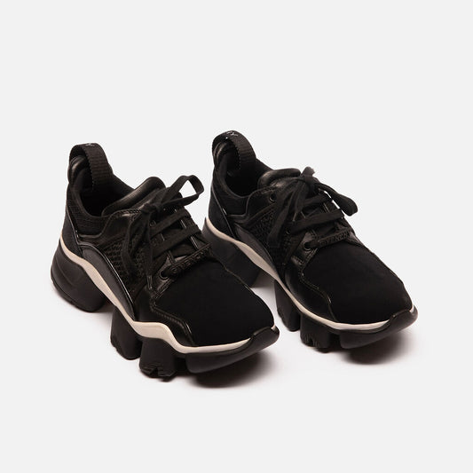 Givenchy Black Leather Trim Chunky Sneaker